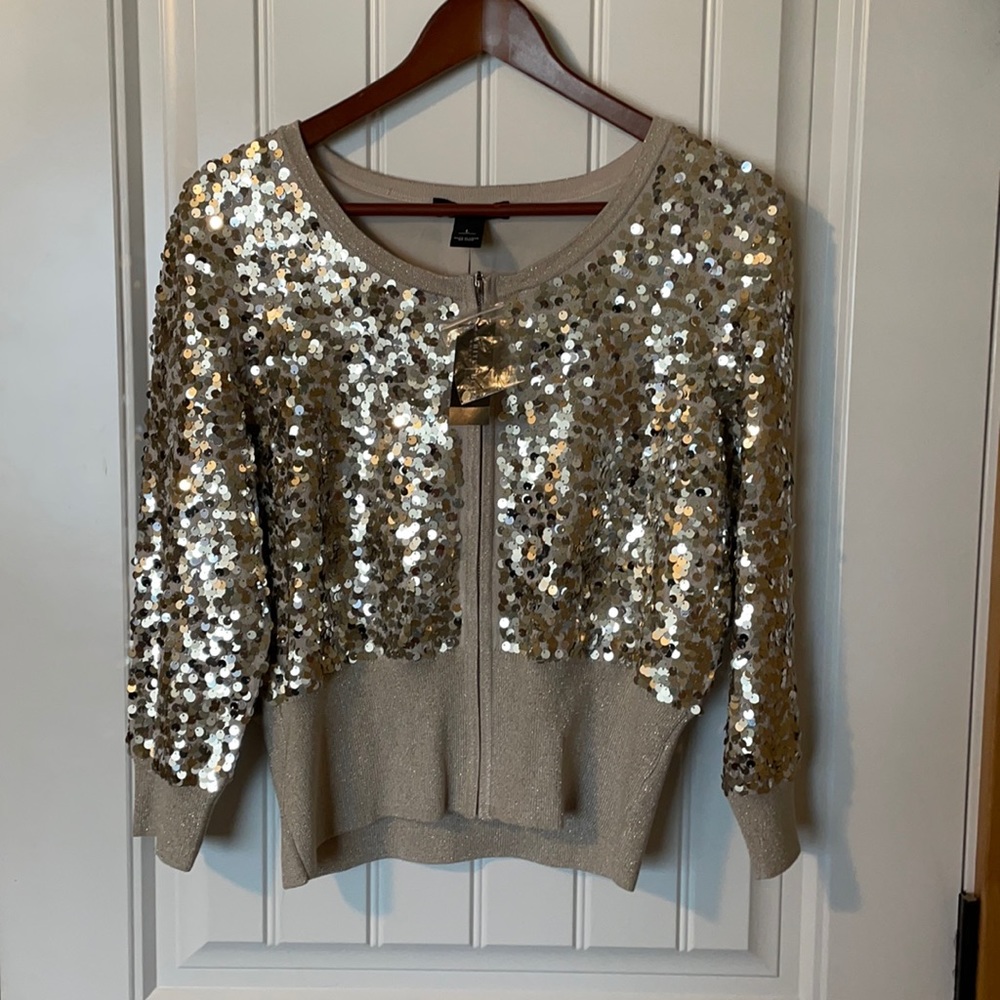 Gold sequin jacket